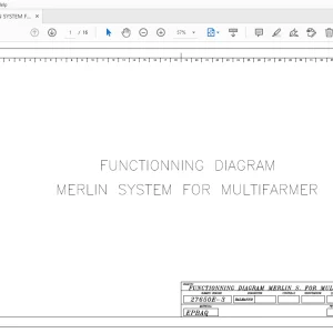 MERLO MERLIN SYSTEM FOR MULTIFARMER FUNCTIONNING DIAGRAM - PDF