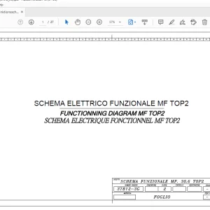 MERLO MF TOP2 FUNCTIONNING DIAGRAM 2012 (37812_3G) - PDF