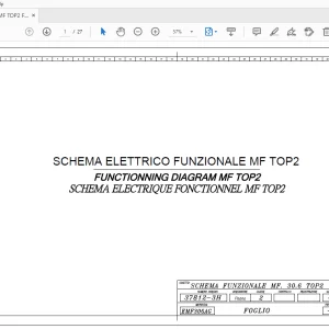 MERLO MF TOP2 FUNCTIONNING DIAGRAM  2013 - PDF