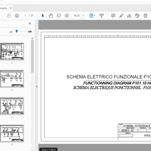 MERLO P101.10 HM FUNCTIONNING DIAGRAM 2009 (30964_3C) - PDF