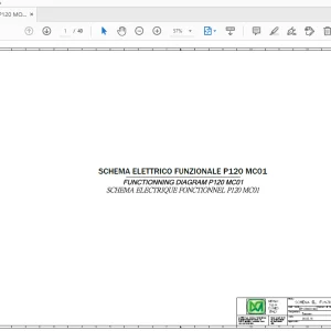 MERLO P120 MC01 Functionning Diagram 74396_3 - PDF