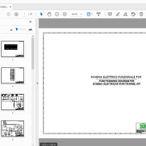 MERLO P25 FUNCTIONNING DIAGRAM - PDF