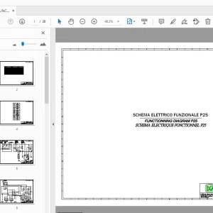 MERLO P25 FUNCTIONNING DIAGRAM 2012 - PDF