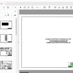 MERLO P25 FUNCTIONNING DIAGRAM 2014 - PDF
