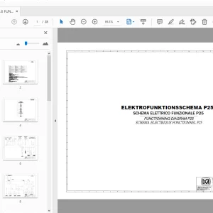 MERLO P25.6 FUNCTIONNING DIAGRAM 2009 - PDF