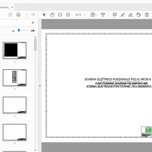 MERLO P32.6/MF29.6 IMS FUNCTIONNING DIAGRAM 2008 - PDF