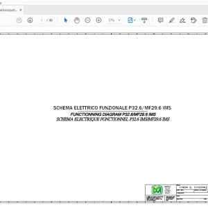 MERLO P32.6/MF29.6 IMS FUNCTIONNING DIAGRAM 2012 - PDF