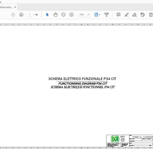 MERLO P34 CIT FUNCTIONNING DIAGRAM  2012-2013 - PDF