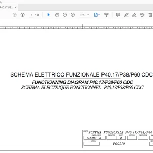 Merlo P40.17 P38 P60 CDC Funktionsdiagramm 2013 PDF