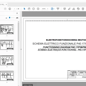 MERLO P40.17/P38/P60 CDC FUNCTIONNING DIAGRAM 2013 - PDF