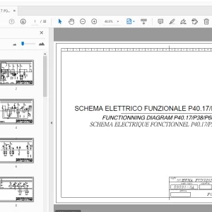 MERLO P40.17/P38/P60 CDC V2 FUNCTIONNING DIAGRAM 2015 - PDF