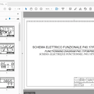 MERLO P40.17/P38/P60 CDC V2 FUNCTIONNING DIAGRAM 2016 - PDF