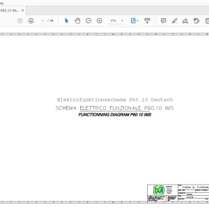 MERLO P60.10 IMS FUNCTIONNING DIAGRAM 2006 - PDF