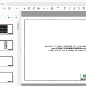 MERLO P60.10 IMS PLATFORM FUNCTIONNING DIAGRAM - PDF