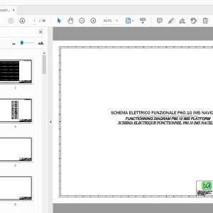 MERLO P60.10 IMS PLATFORM FUNCTIONNING DIAGRAM 2009 - PDF