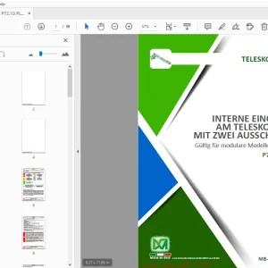 MERLO P72.10 PLUS P72.10 EE INTERNE EINGRIFFE AM TELESKOPARM MIT ZWEI AUSSCHÜBEN - PDF