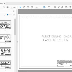 MERLO PANO 101.10 HM FUNCTIONNING DIAGRAM  2007 (30964E_3) - PDF