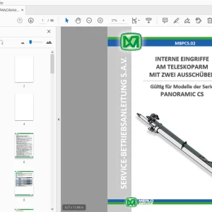 MERLO PANORAMIC CS TELESKOPARM MIT ZWEI AUSSCHÜBEN SERVICE-BETRIEBSANLEITUNG - PDF
