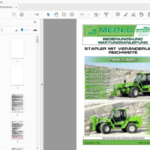 MERLO PANORAMIC P37.12,P38.12,P38.13,P38.14,P40.9 (Plus) P38.12,P38.13,P38.14 P60.10 P72.10 BEDIENUNGS-UND WARTUNGSANLEITUNG - PDF