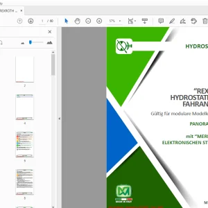 MERLO REXROTH HYDROSTATISCHEN PANORAMIC PLUS mit “MERLO - UCTI” ELEKTRONISCHEN - PDF