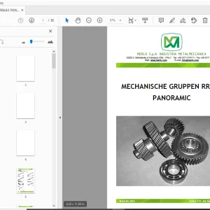 MERLO RR640 PANORAMIC MECHANISCHE GRUPPEN - PDF DOWNLOAD