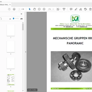 MERLO RR640 PANORAMIC MECHANISCHE GRUPPEN - PDF