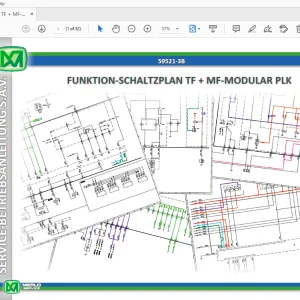 MERLO TF + MF-MODULAR PLK FUNKTION-SCHALTZPLAN SERVICE-BETRIEBSANLEITUNG - PDF
