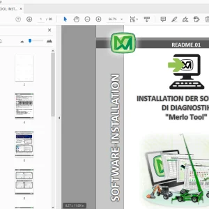 MERLO TOOL INSTALLATION DER SOFTWARE DI DIAGNOSTIK - PDF DOWNLOAD