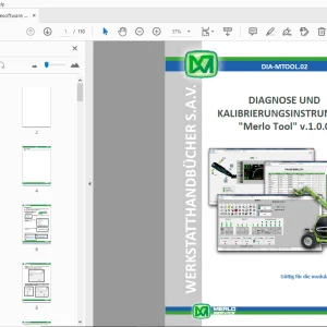 MERLO TOOL v.1.0.0 DIAGNOSE UND KALIBRIERUNGSINSTRUMENT WERKSTATTHANDBÜCHER - PDF