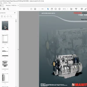 Manitou 1106D Euro3 (Perkins Engine) Repair Manual_647413 - PDF DOWNLOAD