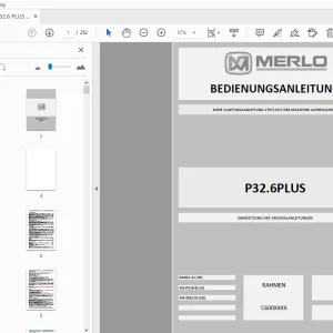 Merlo P32.6 PLUS Bedienungsanleitung - PDF