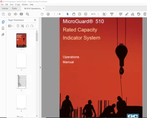 MicroGuard 510 Indicator System Operator Manual PDF Download