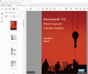 Owner Manual for MicroGuard 510 Indicator System (PDF)