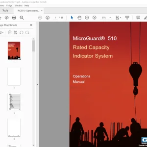 MicroGuard 510 Rated Capacity Indicator System Operation Manual PDF