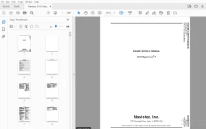 Navistar 2010 MaxxForce Engine Service Manual - PDF DOWNLOAD