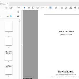 Navistar 2010 MaxxForce Engine Service Manual - PDF DOWNLOAD