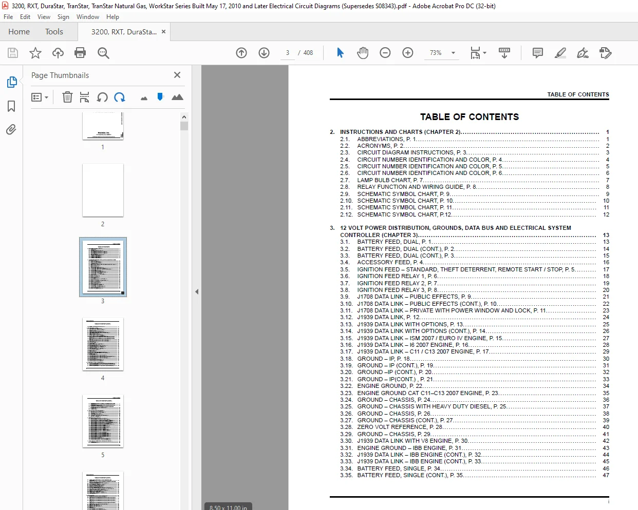 Navistar 3200 Electrical Circuit Diagrams Manual 0000002842 - PDF DOWNLOAD - Image 3