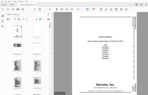 Navistar 9900 DuraStar LoneStar PayStar ProStar+ TerraStar TranStar WorkStar Service Manual