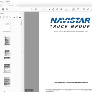 Navistar Electrical Systems CV Vocational Series Integration Guide Manual