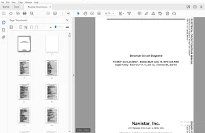 Navistar MaxxForce 11, 13, & 15L, Cummins ISX, & N13 ProStar & LoneStar Electrical Circuit Diagrams - PDF