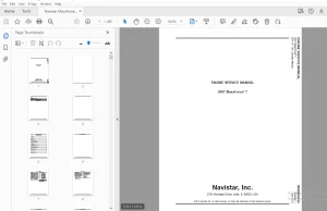 Navistar MaxxForce 7 Engine Service Manual 2007 - PDF DOWNLOAD