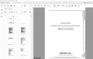 Navistar MaxxForce DT, 9 & 10 (EPA 10)/11, 13 & 15 (EPA 10) Based Diagnostic & Inspection Manual - PDF