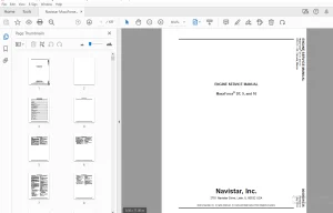 Navistar MaxxForce DT, 9, & 10 Engine Service Manual - PDF