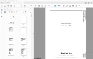 Navistar N13 Engine with SCR Diagnostic Manual - PDF