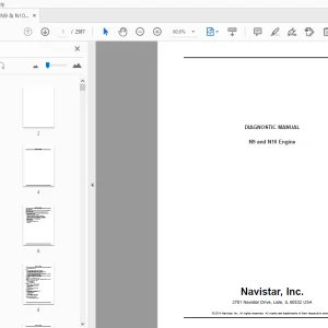 Navistar N9 & N10 Engine Diagnostic Manual - PDF DOWNLOAD