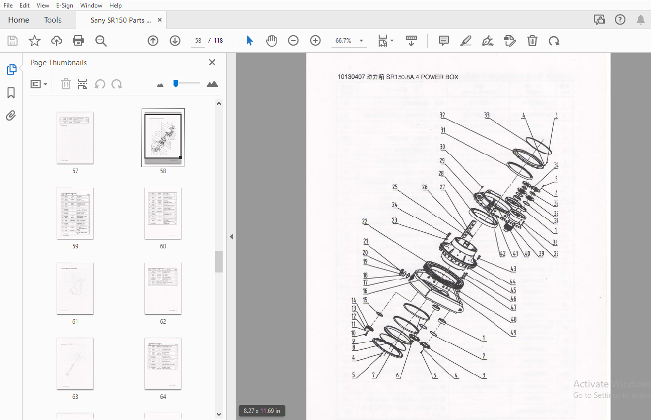 Sany SR150 Parts Manual - PDF DOWNLOAD - HeyDownloads - Manual Downloads