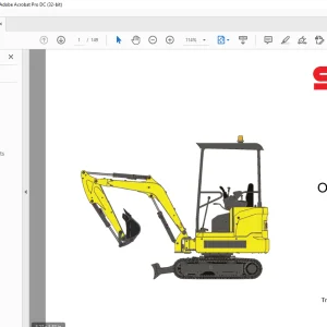 Sany SY16C Hydraulic Excavator Operation Manual - PDF DOWNLOAD