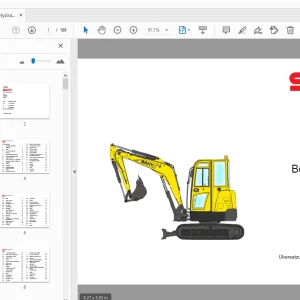 Sany SY50U Hydraulikbagger Benutzerhandbuch Betriebshandbuch - PDF