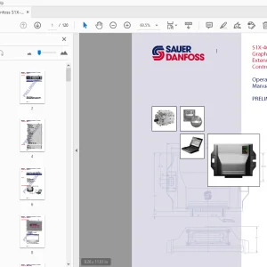 Sauer Danfoss S1X-46 Graphic Interface Extended NFPE Control System Operational Manual - PDF