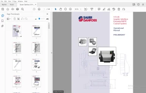 Sauer Danfoss S1X-46 Control System Operator Manual PDF